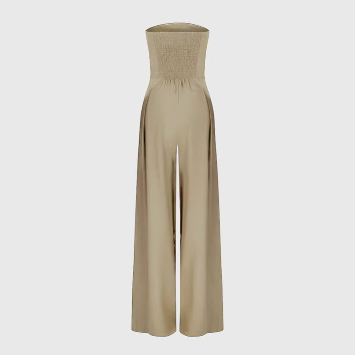 Alyssa - Strapless Wide-Leg Jumpsuit