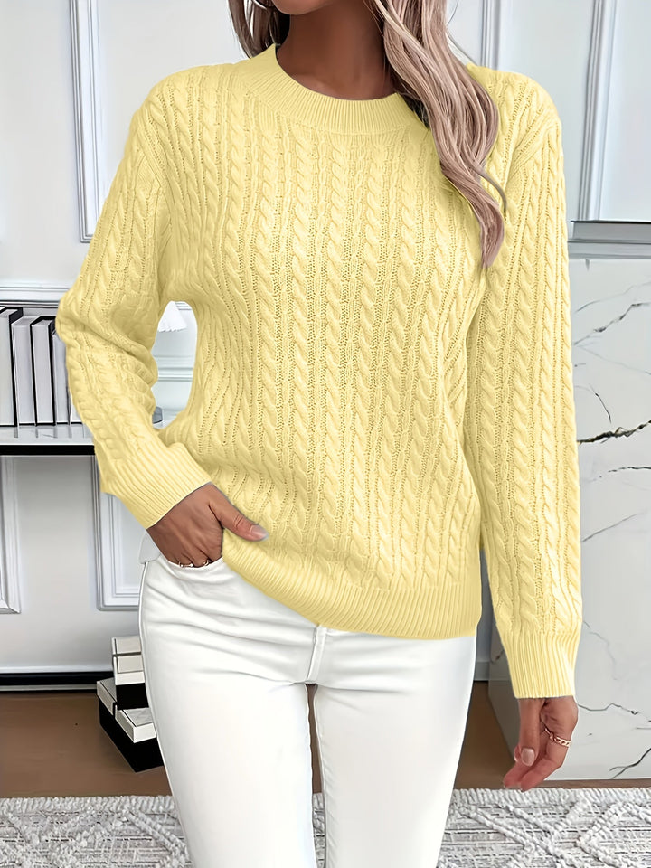 Antonella - Relaxed Fit Round Neck Sweater