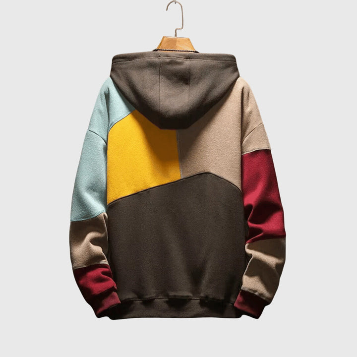 Ashley - Extra-Large Patchwork Hoodie