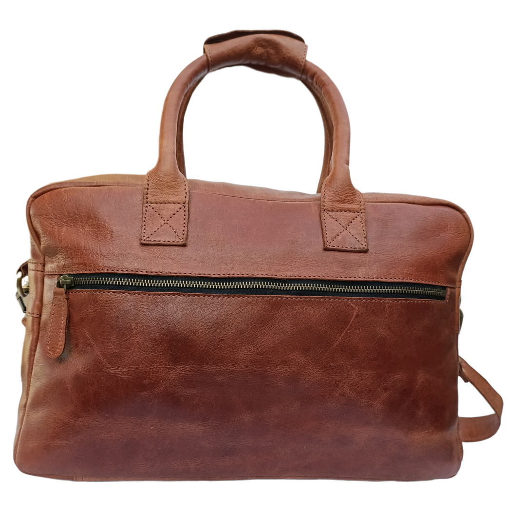 Chic Rustic Brown Portfolio Tote
