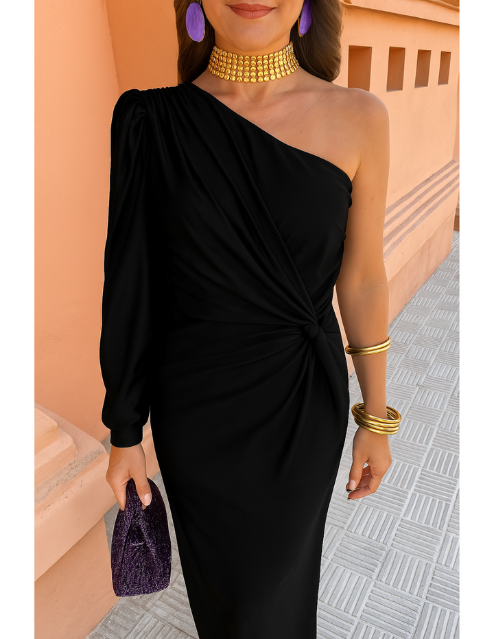 Alaysia™ | Chic Black Summer Dress