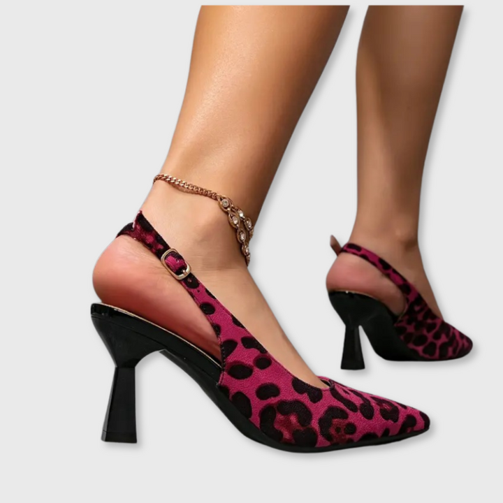 Ivy™ Leopard Print Strappy Sandals