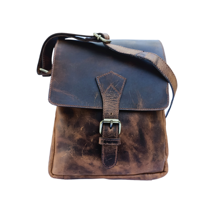 Brown Leather Women's Hunter Bag