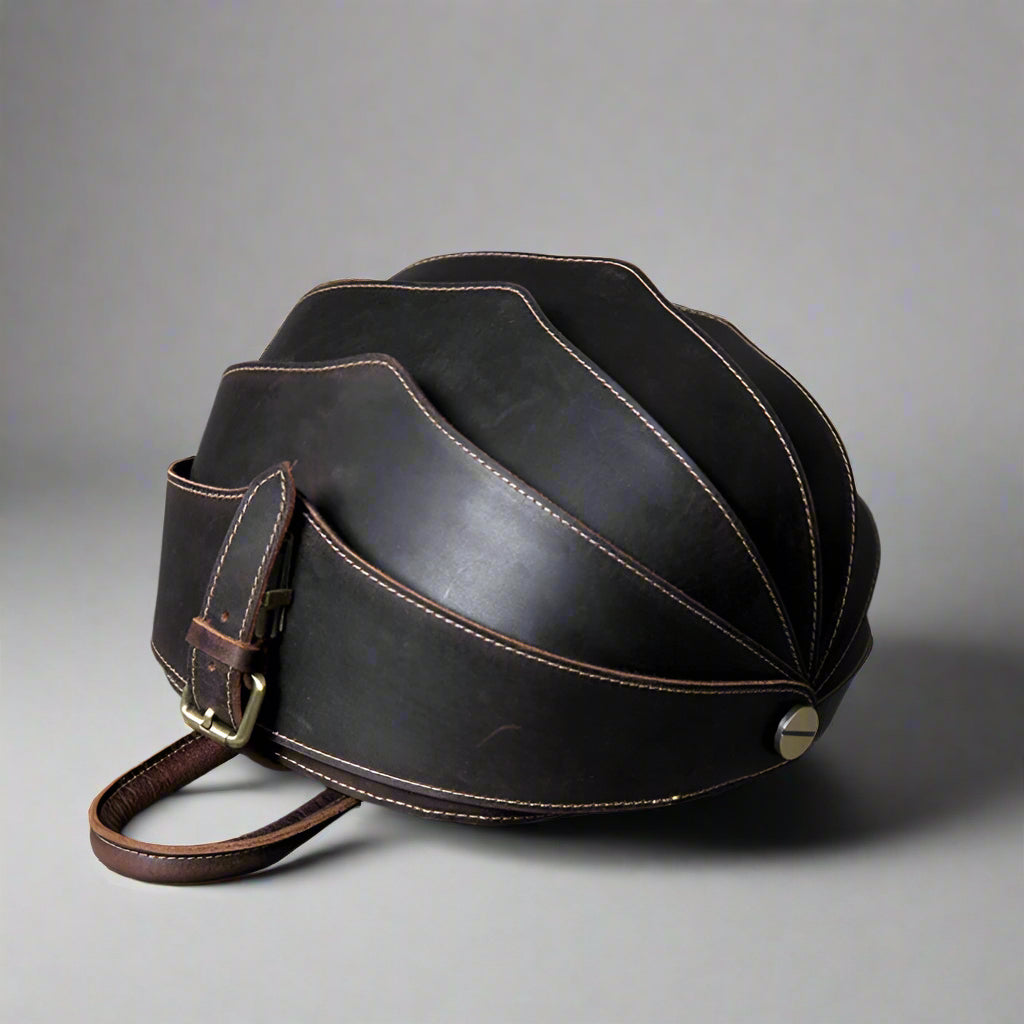 Women's Beetle-Style Leather Backpack