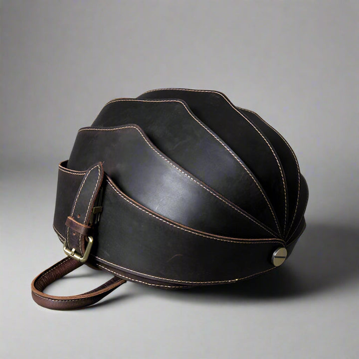Women's Beetle-Style Leather Backpack