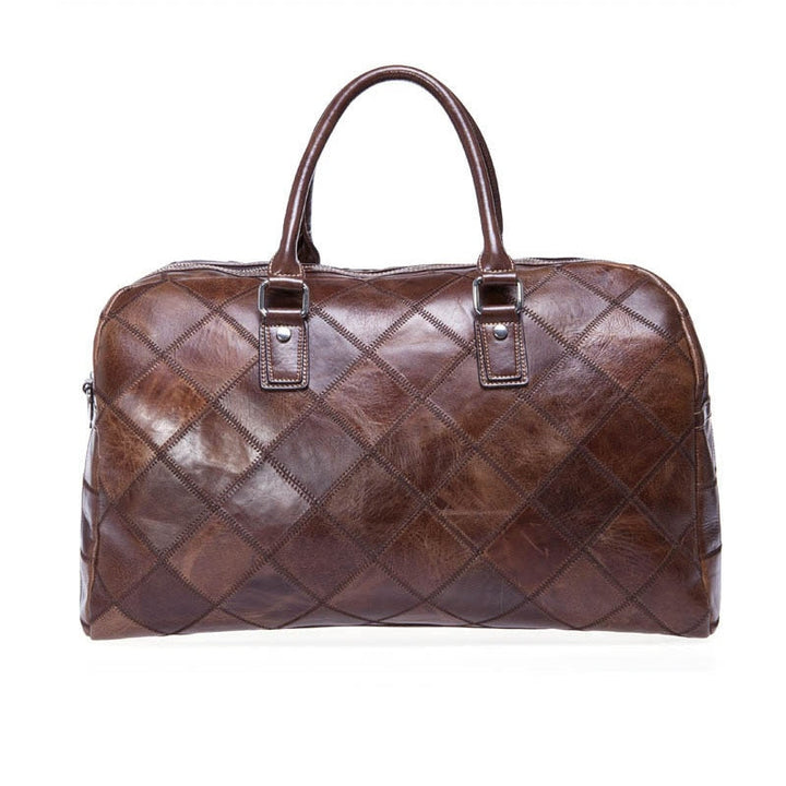 Unisex Authentic Soft Leather Travel Tote