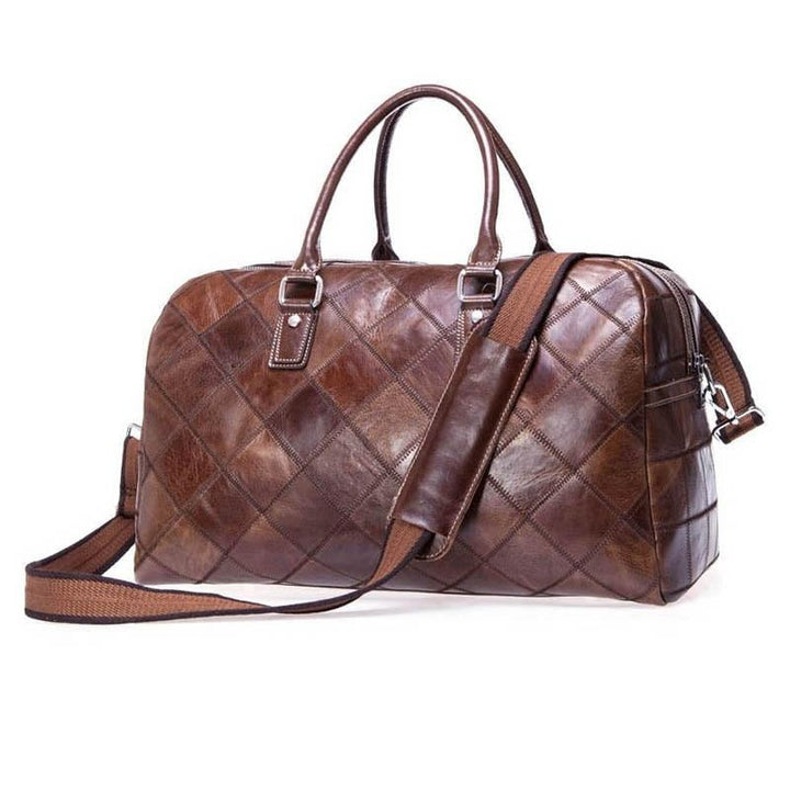 Unisex Authentic Soft Leather Travel Tote