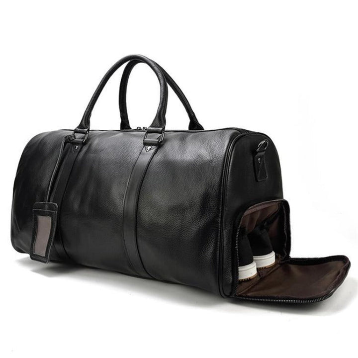 Genuine Leather Travel Tote