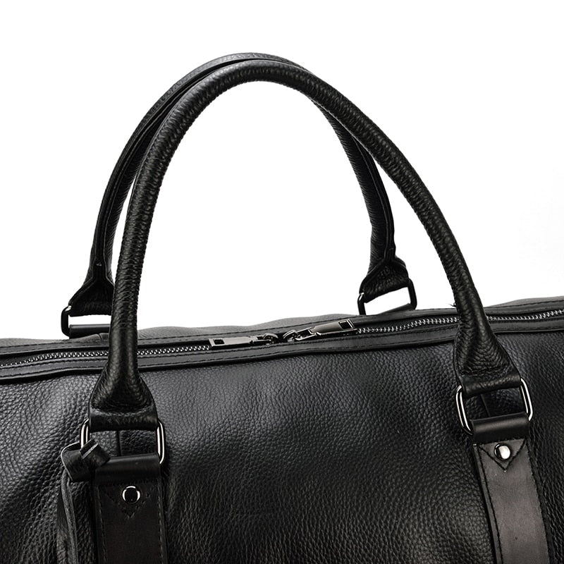 Genuine Leather Travel Tote