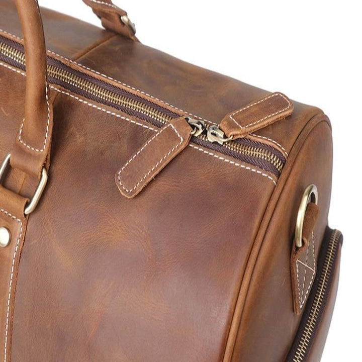 Authentic Leather Weekend Travel Bag