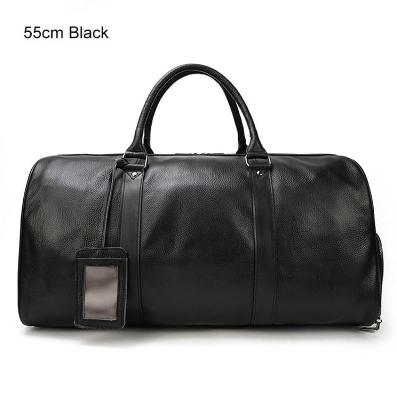 Genuine Leather Travel Tote