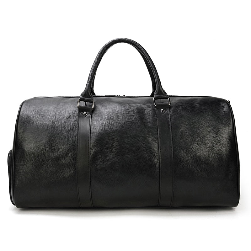 Genuine Leather Travel Tote