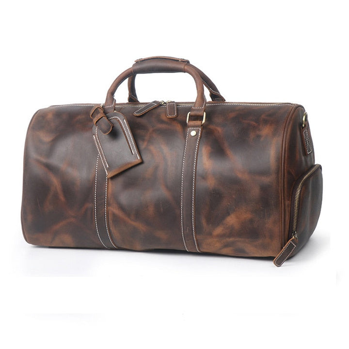Authentic Leather Weekend Travel Bag