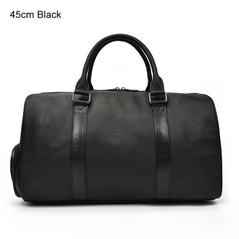 Genuine Leather Travel Tote