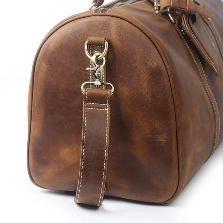 Authentic Leather Weekend Travel Bag