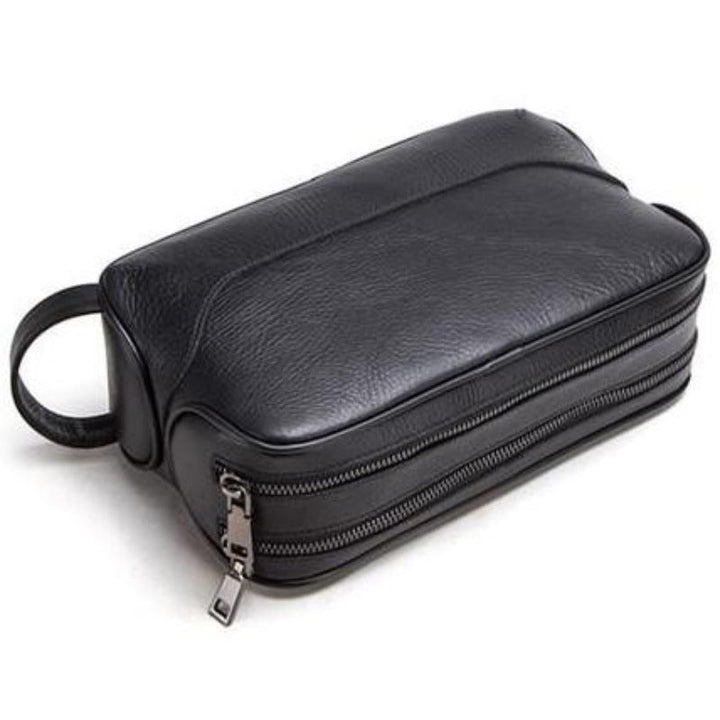 Premium Crazy Horse Leather Dopp Kit