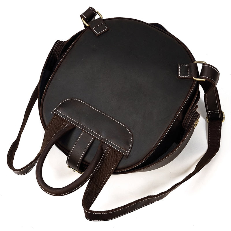 Women's Beetle-Style Leather Backpack