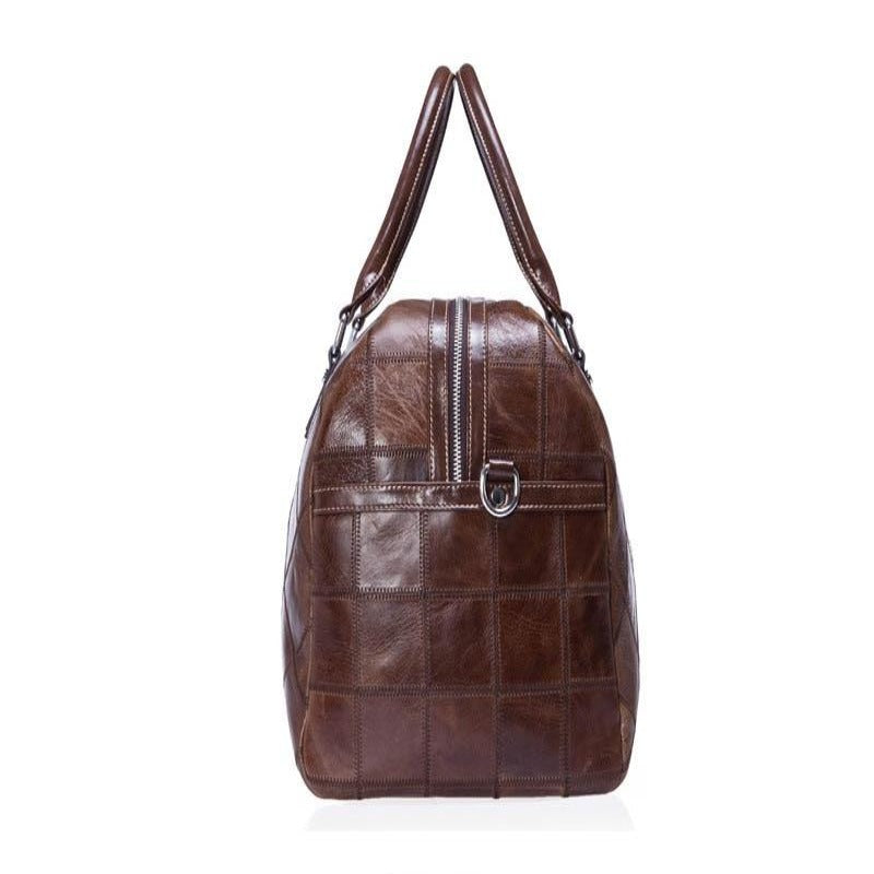 Unisex Authentic Soft Leather Travel Tote