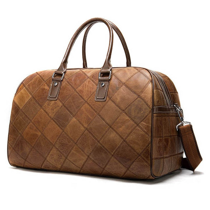 Unisex Authentic Soft Leather Travel Tote
