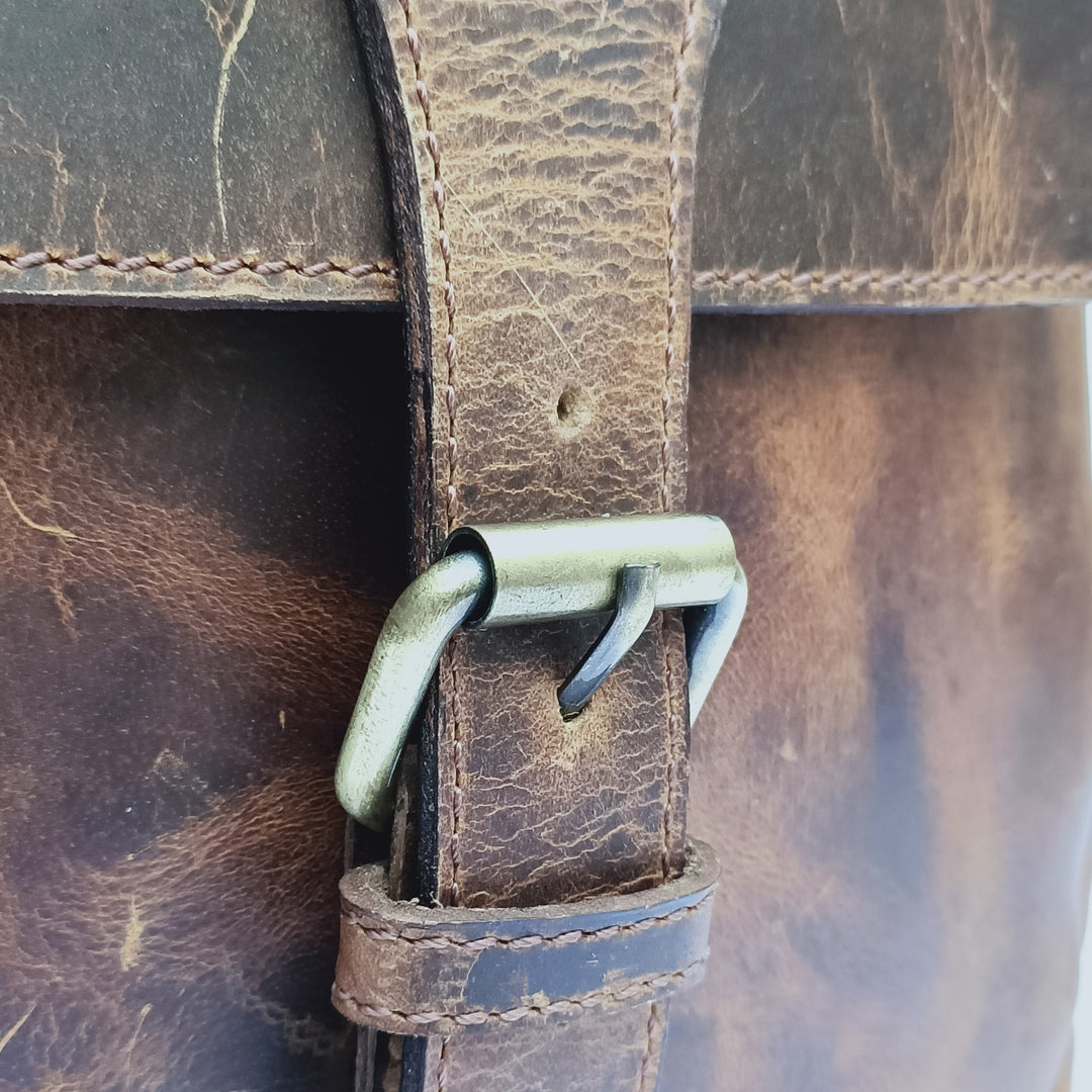 Brown Leather Women's Hunter Bag