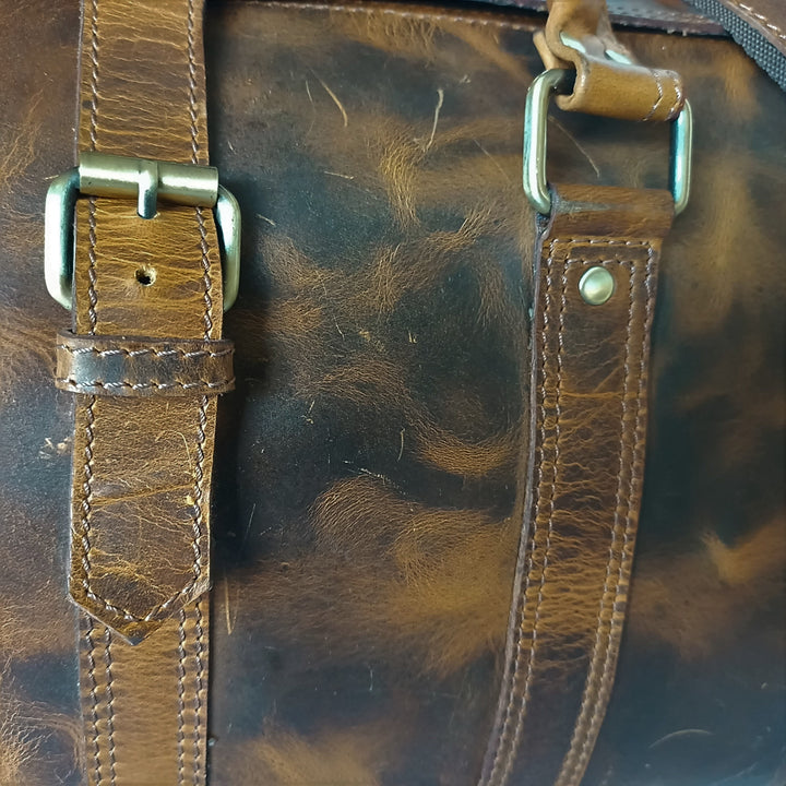 Light Brown Hard Wax Travel Case