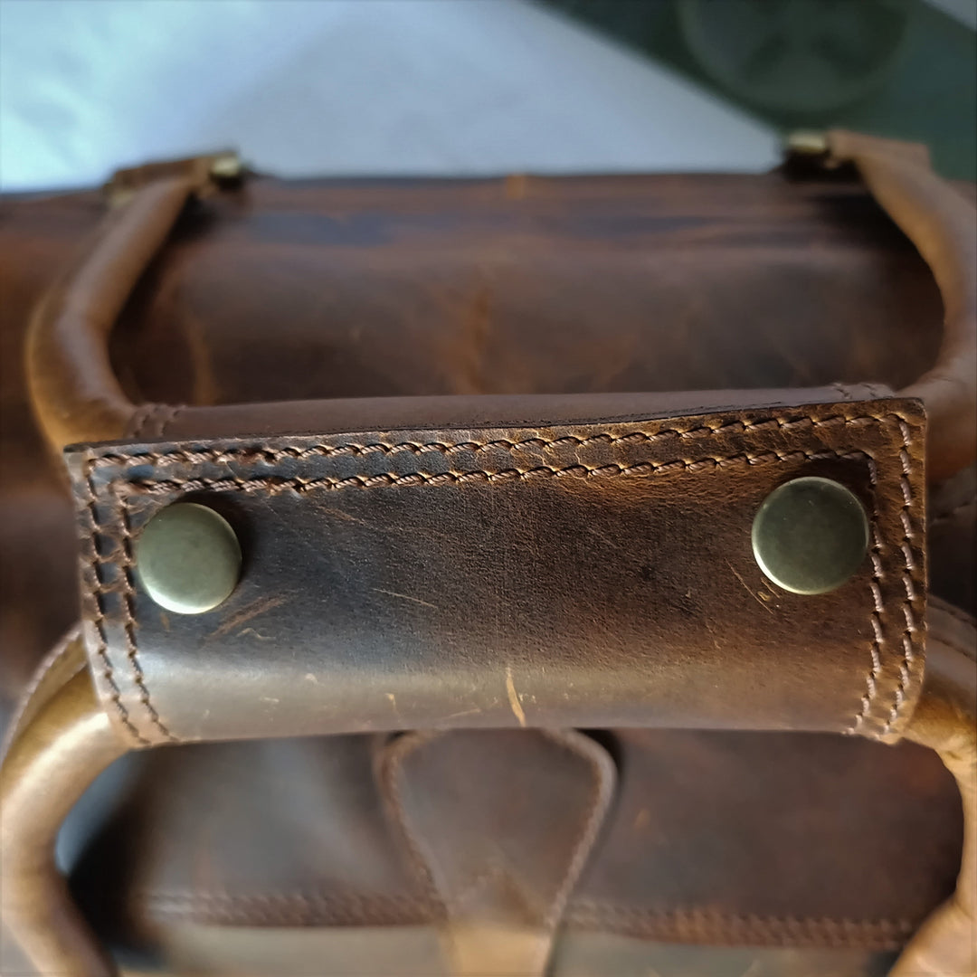 Light Brown Hard Wax Travel Case