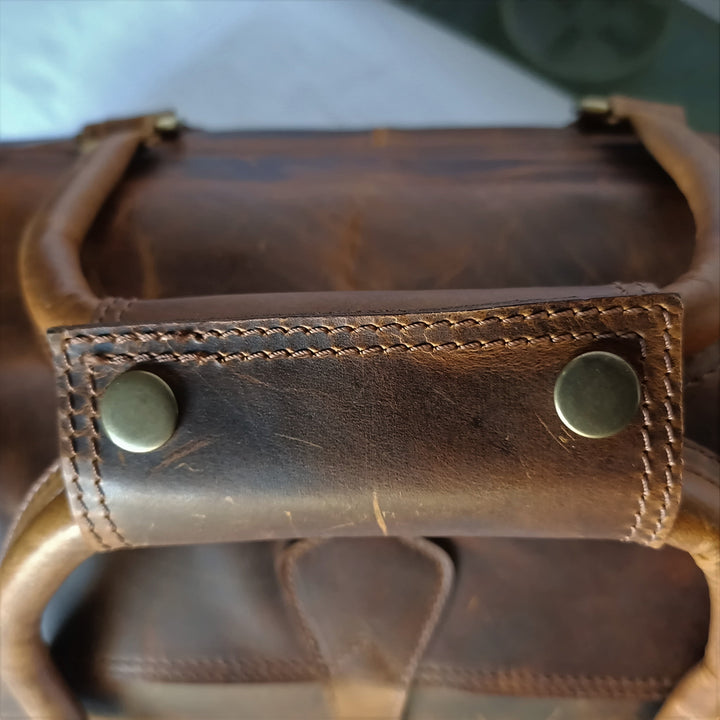 Light Brown Hard Wax Travel Case