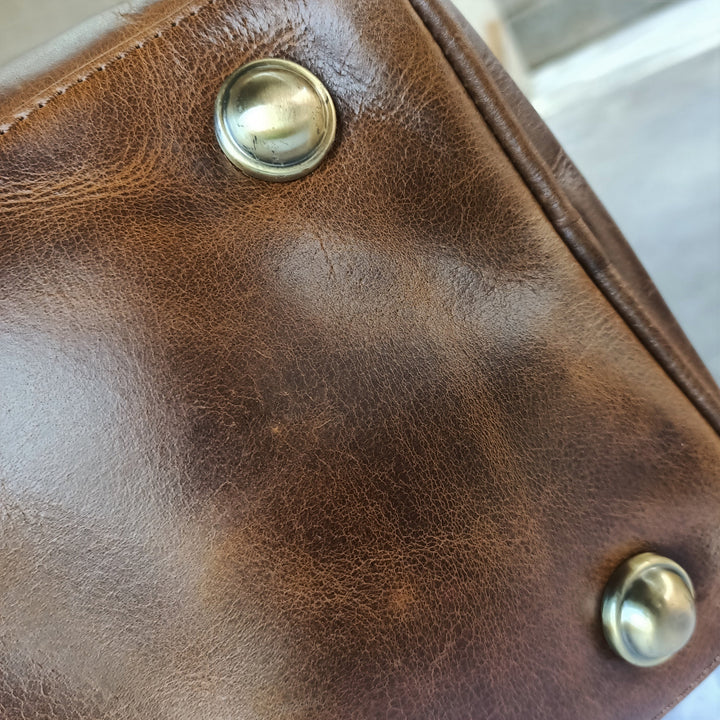 Shiny Hunter Leather Women's Mini Travel Bag