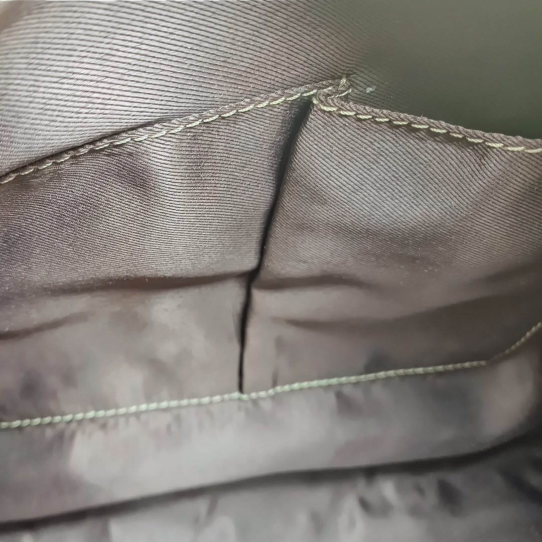 Stylish Mini Duffel Bag in Crazy Horse Leather