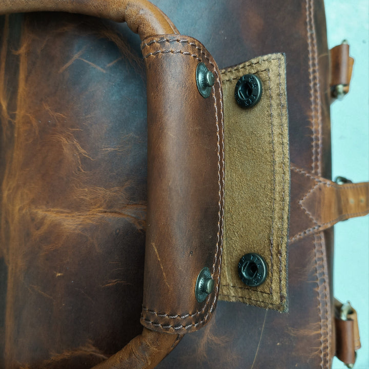 Light Brown Hard Wax Travel Case