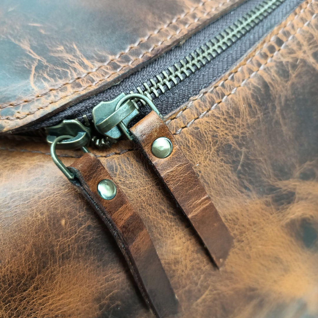 Light Brown Hard Wax Travel Case