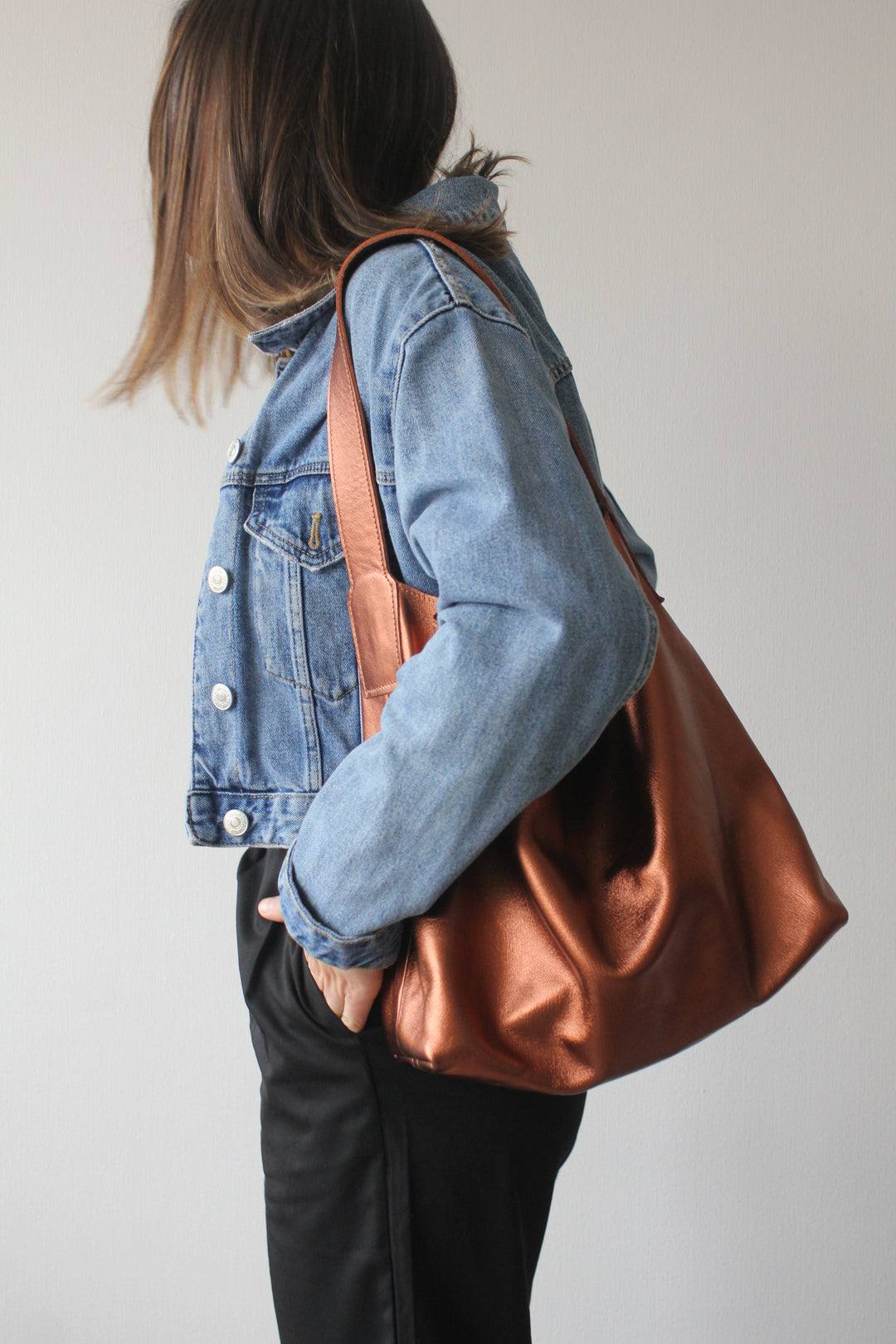 Dominique Copper Card Holder