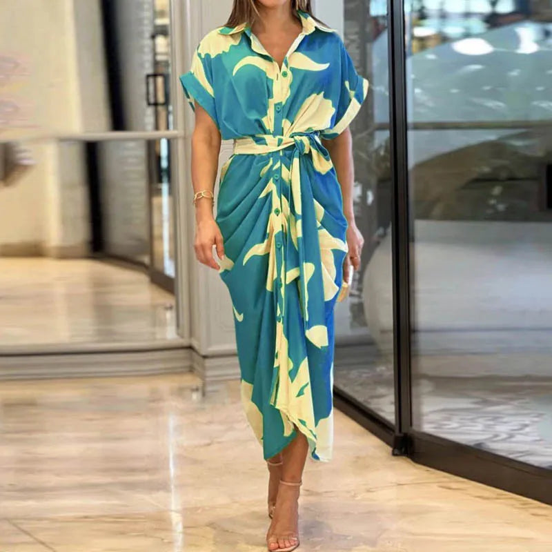 Amalthea™ – Elegant Maxi Wrap Dress