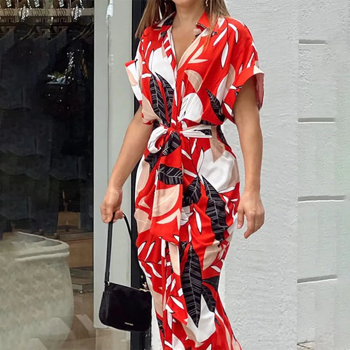Amalthea™ – Elegant Maxi Wrap Dress
