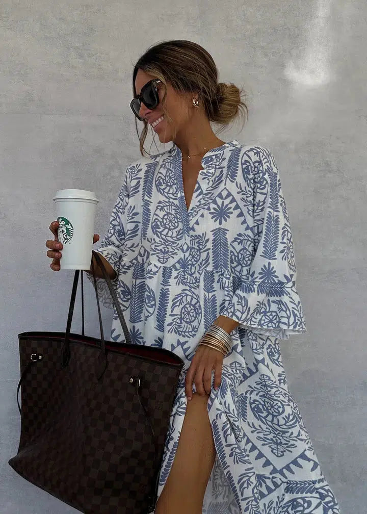 IDALINA STYLISH PRINTED DRESS