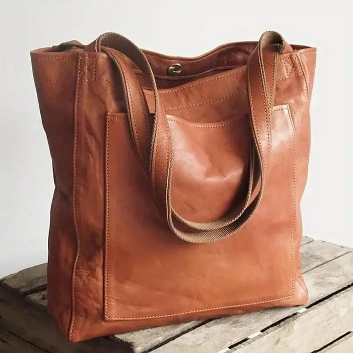 Lorena's Contemporary Elegance | Trendy Leather Handbag