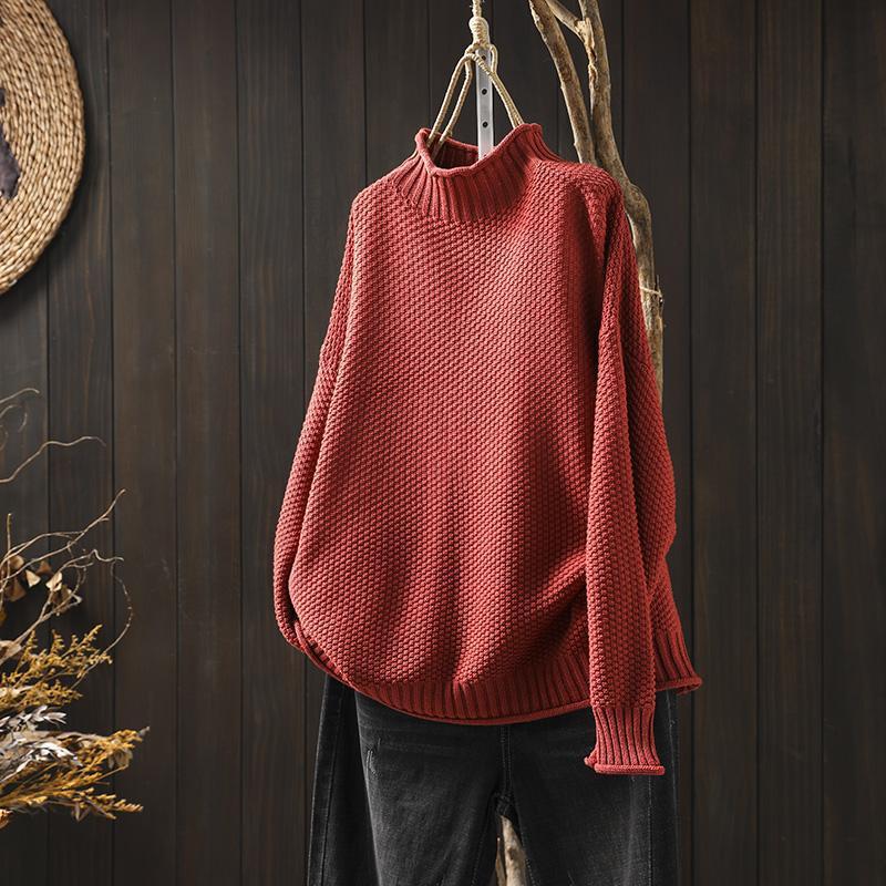Amelia | Cozy Funnel Neck Knit Sweater