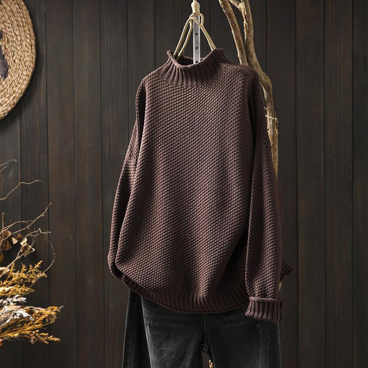 Amelia | Cozy Funnel Neck Knit Sweater