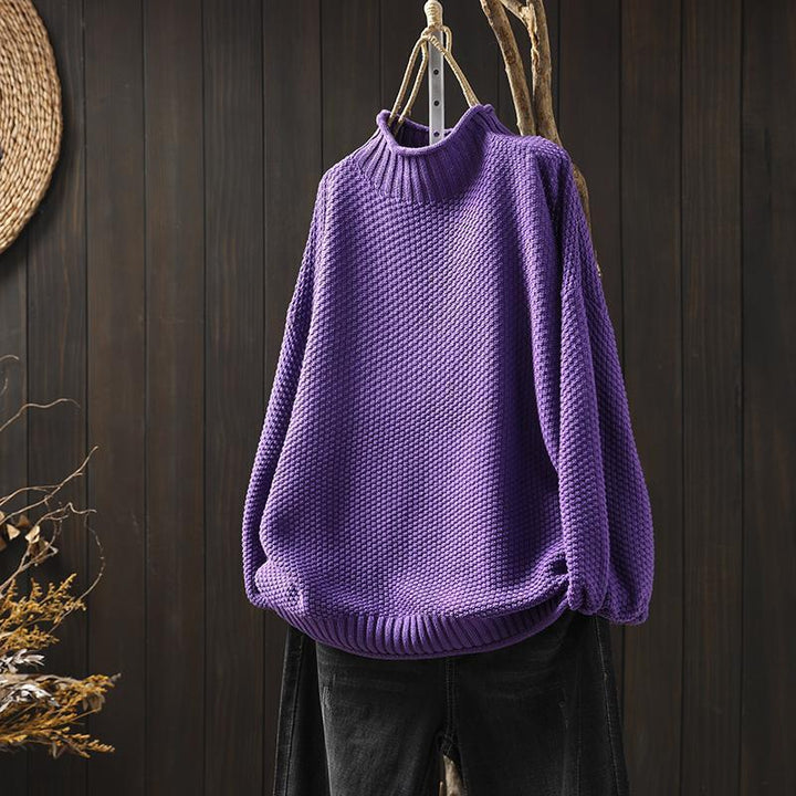 Amelia | Cozy Funnel Neck Knit Sweater