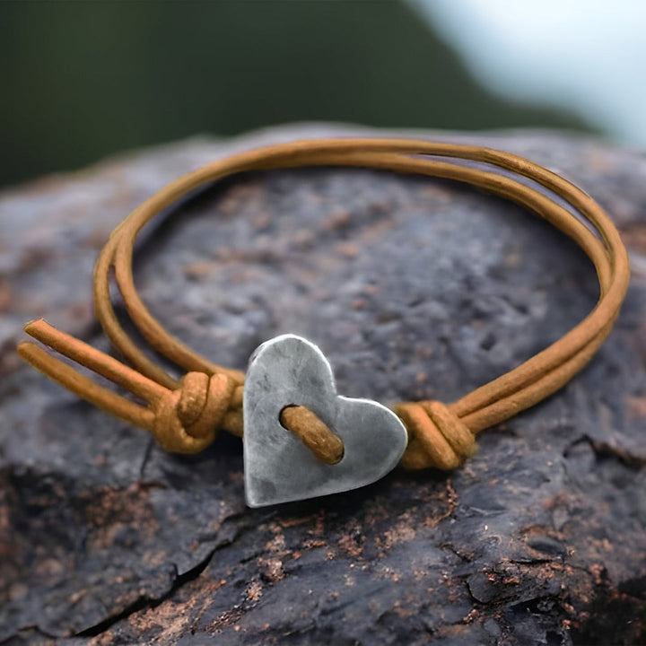 Amoura - Artisan Bracelet Featuring Heart Design