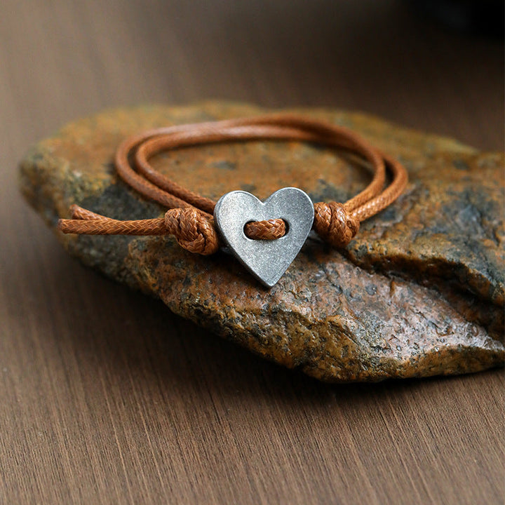Amoura - Artisan Bracelet Featuring Heart Design