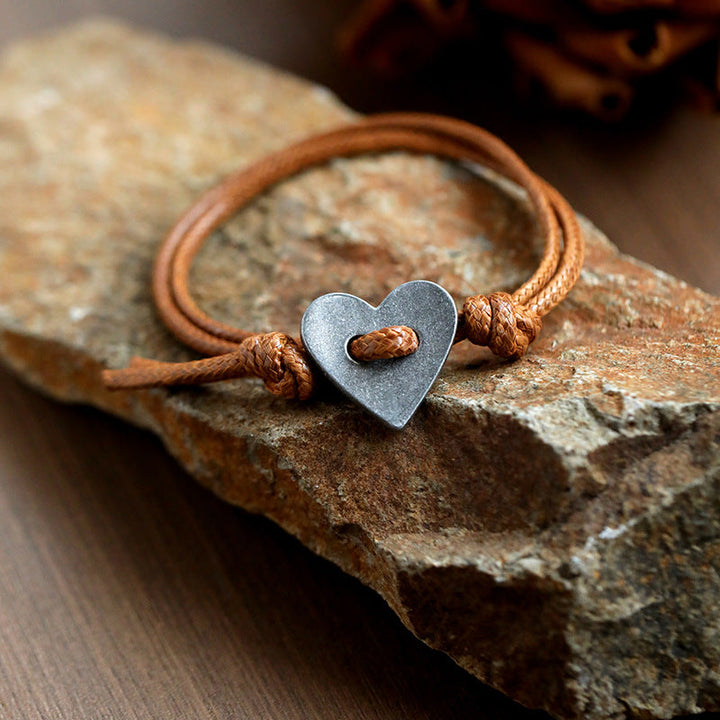 Amoura - Artisan Bracelet Featuring Heart Design