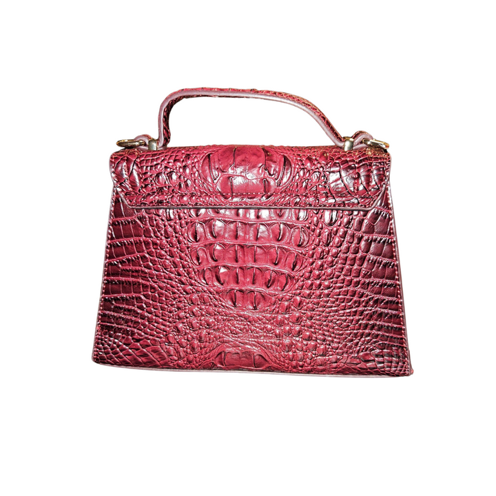 Deep Wine Red Valentina Handbag