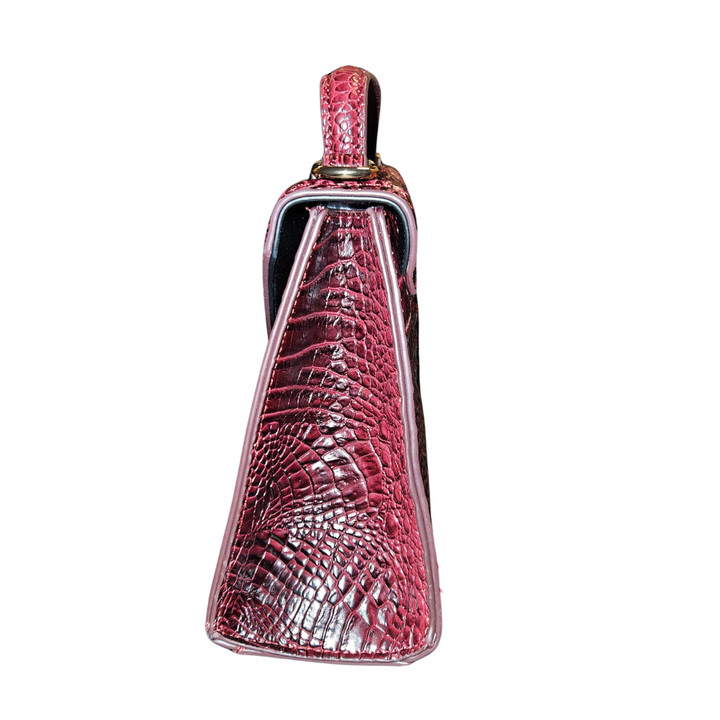 Deep Wine Red Valentina Handbag