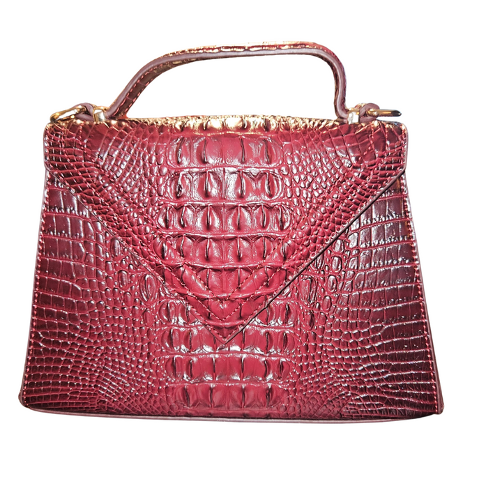 Deep Wine Red Valentina Handbag