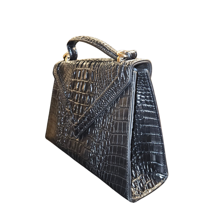 Black Valentina Handbag
