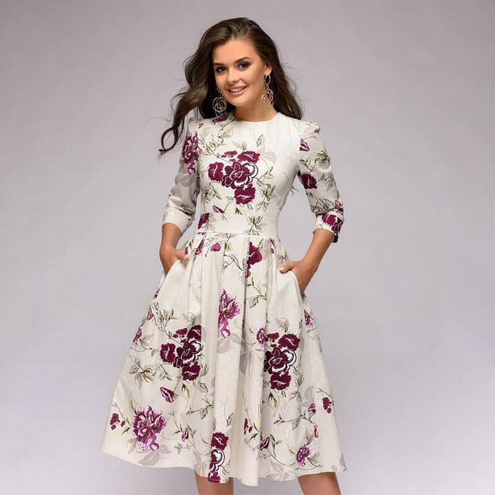 Floral Elegance: The SIBYLLE Dress