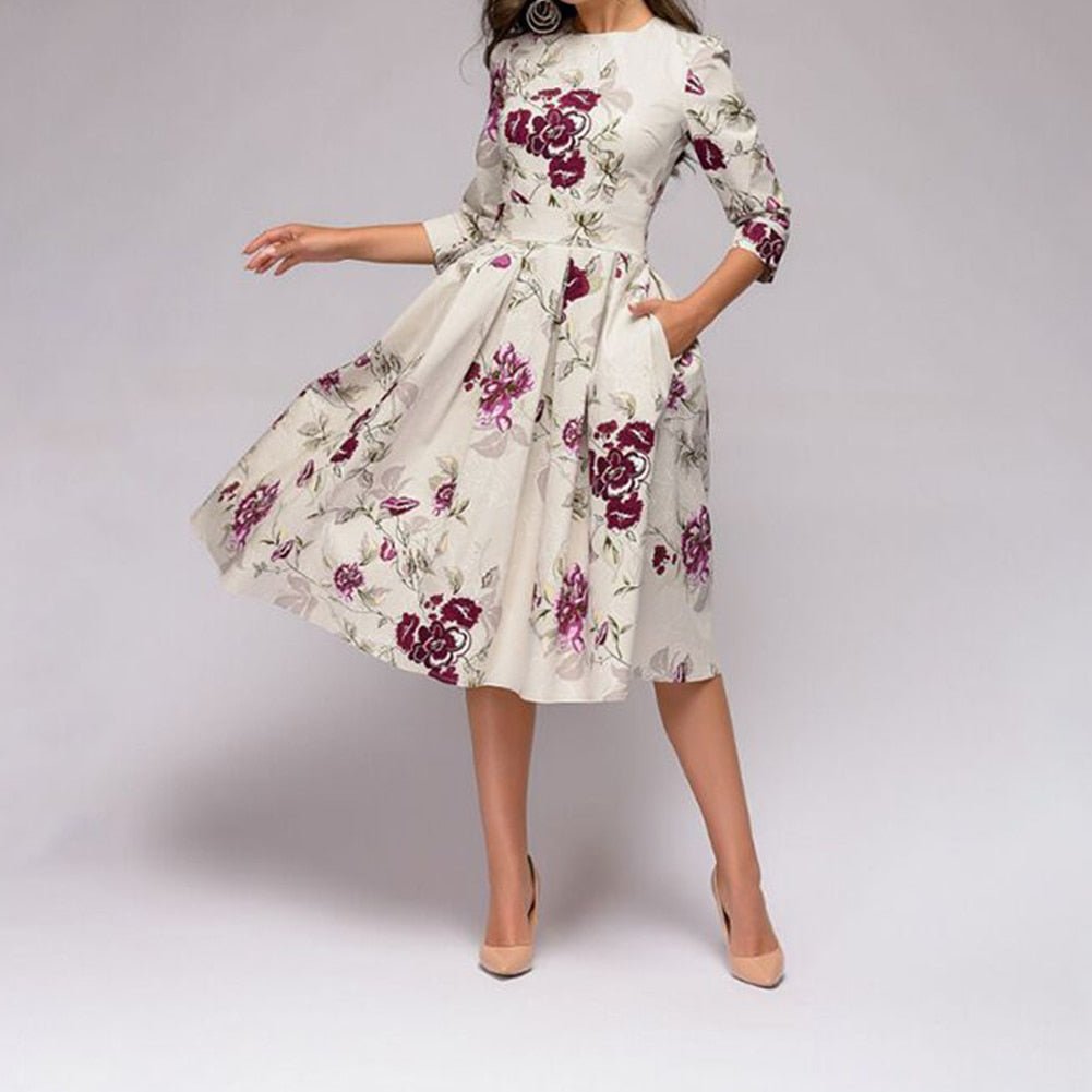 Floral Elegance: The SIBYLLE Dress