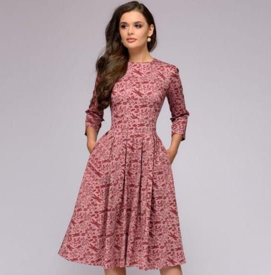 Floral Elegance: The SIBYLLE Dress
