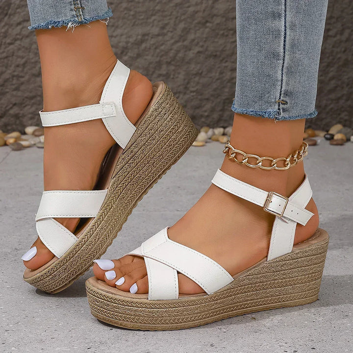 Isabeau™ | Chic Wedge Sandals